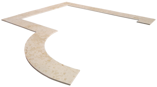 Wall Stone, Cubes, Wall Coverplate, Corner spliteface, kerbs, block steps, french pattern set, pool coping, duvar taşı,  havuz kenarı, köşe taşı